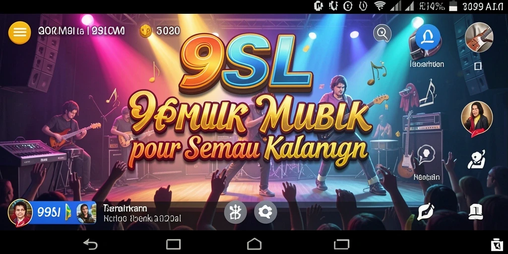 Tampilan gameplay <strong>99SL</strong> yang seru dan interaktif saat bermain musik.