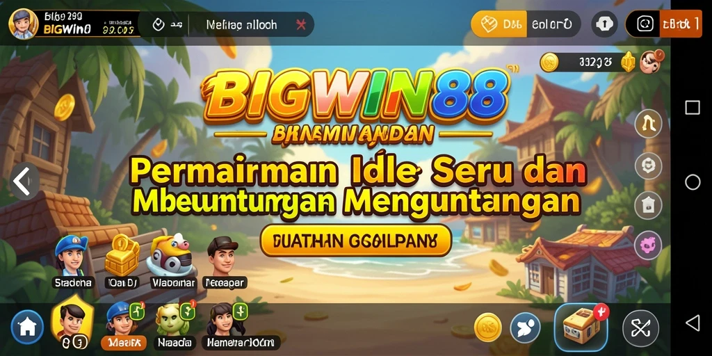 Tampilan gameplay BIGWIN88 yang menarik dan penuh warna.