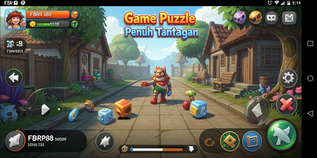 Tampilan gameplay yang menarik dan penuh tantangan dalam FBRP88.