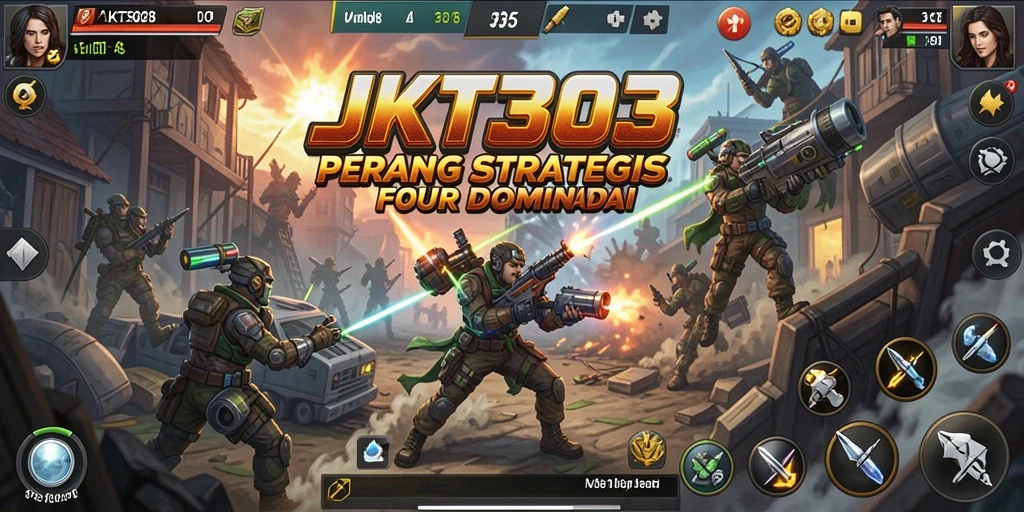 Tampilan strategi seru dalam gameplay JKT303.