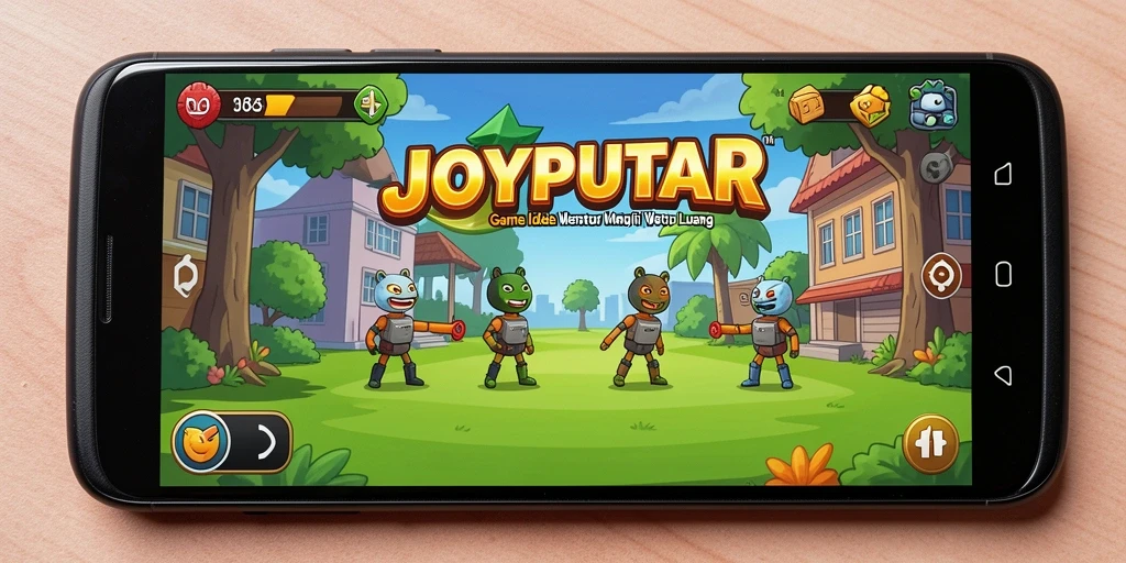 Screenshot gameplay JOYPUTAR menunjukkan keseruan bermain Idle yang santai.