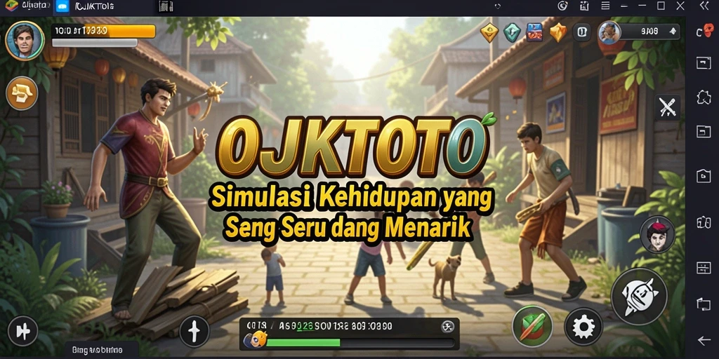 Tampilan menarik dari gameplay OJKTOTO yang penuh warna.