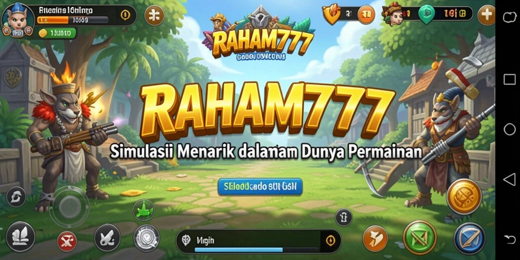 Screenshot RAHAM777 menampilkan aksi gameplay simulasi yang dinamis dan menarik.