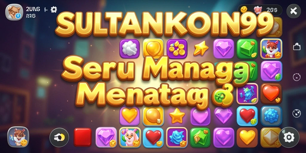 Tampilan gameplay menarik dari SULTANKOIN99 dengan kombinasi warna-warni.