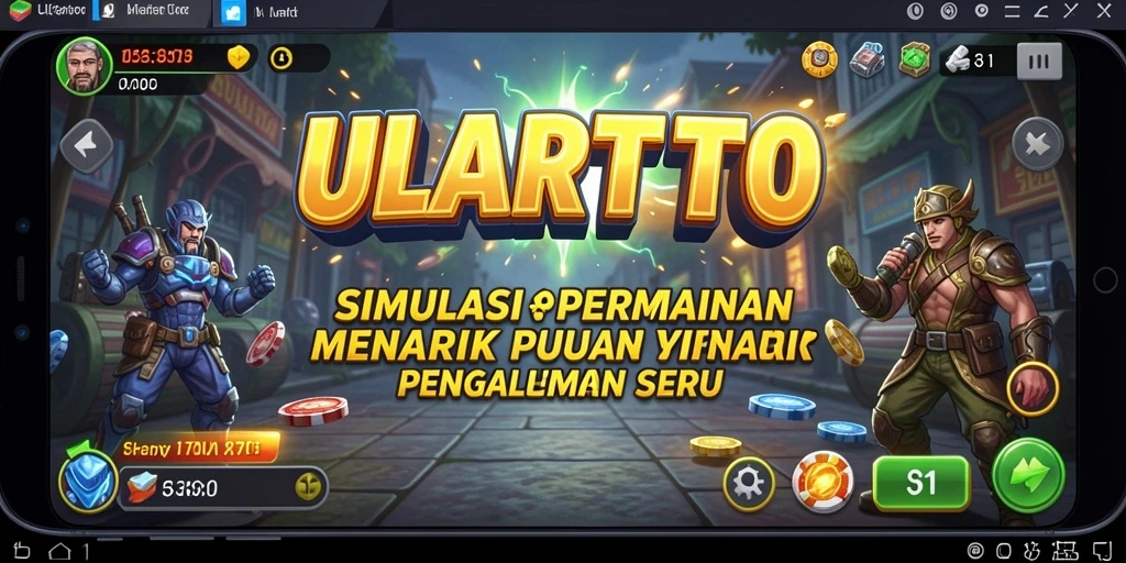 Tangkapan layar ULARTOTO menampilkan gameplay yang mendebarkan dan menarik.