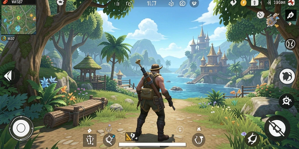 Tampilan gameplay WG87 yang memukau dalam dunia Open World.