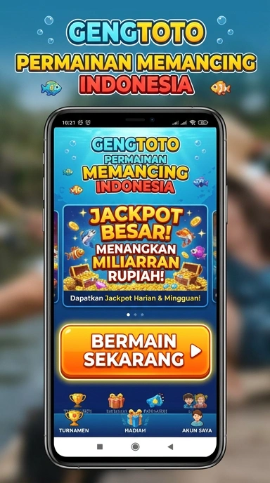 Halaman katalog aplikasi gengtoto dengan berbagai pilihan kategori.